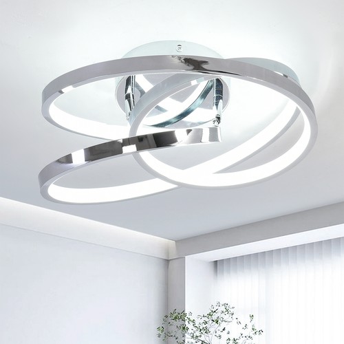 Modern chrome led ceiling - led,