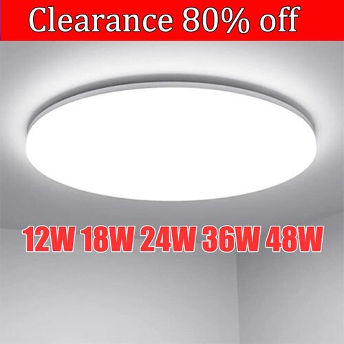 Led ceiling light round panel - ceiling,