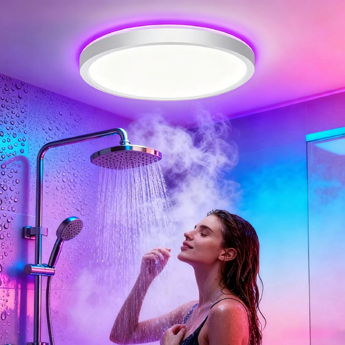 Led ceiling light round panel - light,