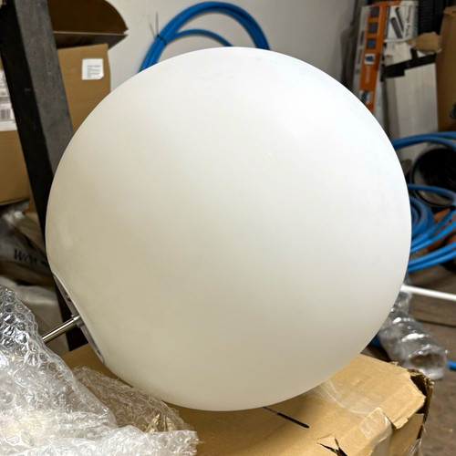 White frosted glass - , globe