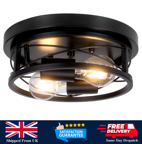 Black round e27 way - black,