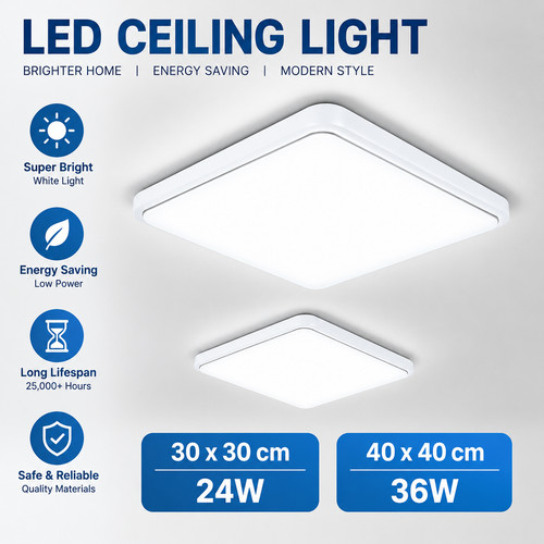 Modern 40cm led ceiling - led,