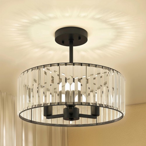Homcom semi flush - homcom,