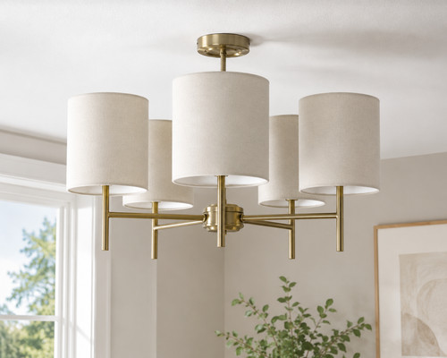 Light brass ceiling - light,