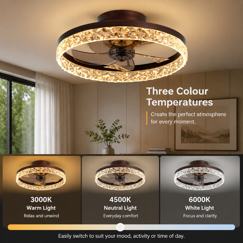 50cm ceiling fan light - 50cm,